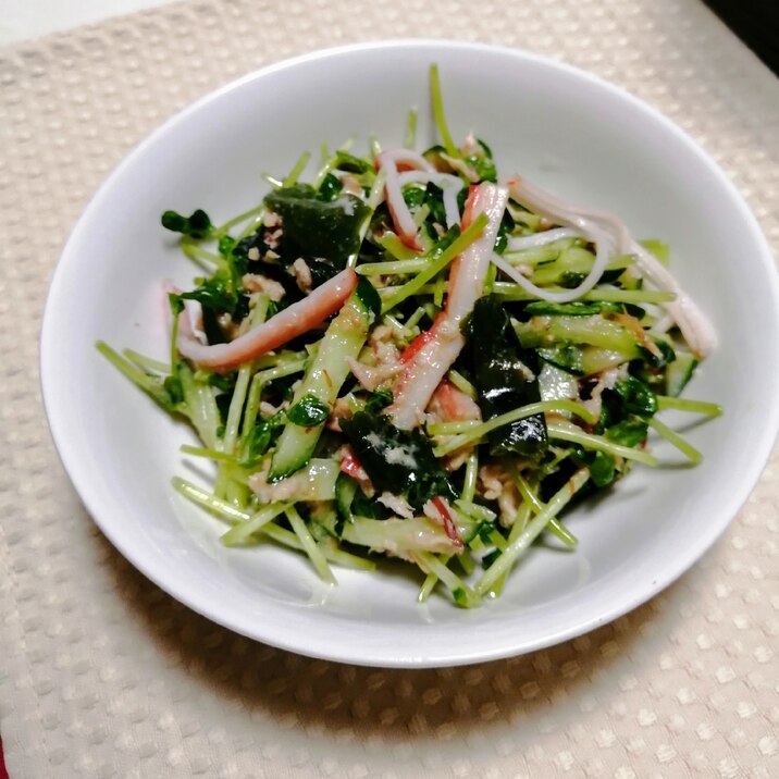 豆苗ツナときゅうりわかめのサラダ レシピ 作り方 By ミントブルー 楽天レシピ 豆苗ツナときゅうりわかめのサラダ レシピ 作り方 By ミントブルー 楽天レシピ